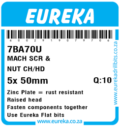 7BA70 - Machine Screw & Nut -7BA70_Label_T